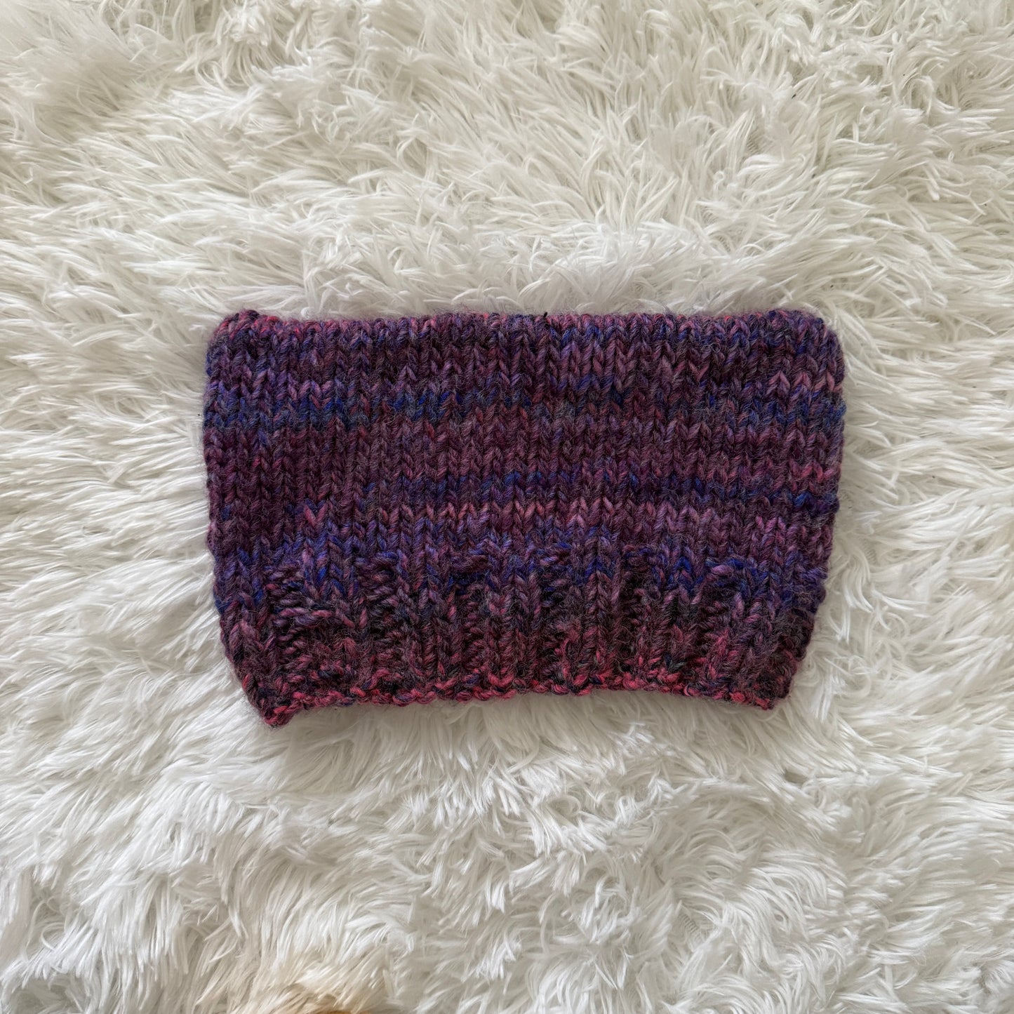 ribbed brim knit cat ear beanie