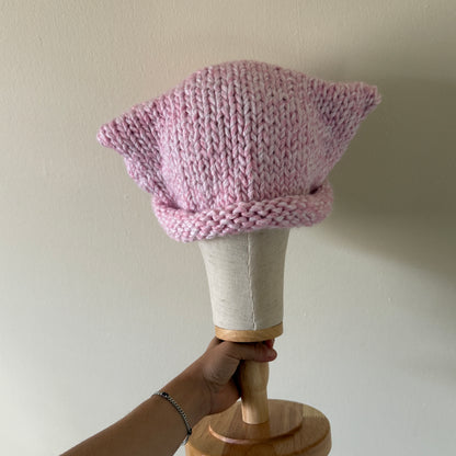 knit cat ear beanie