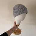 ribbed no bunch crochet beanie