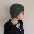 Easy No Bunch Ribbed Crochet Beanie PATTERN