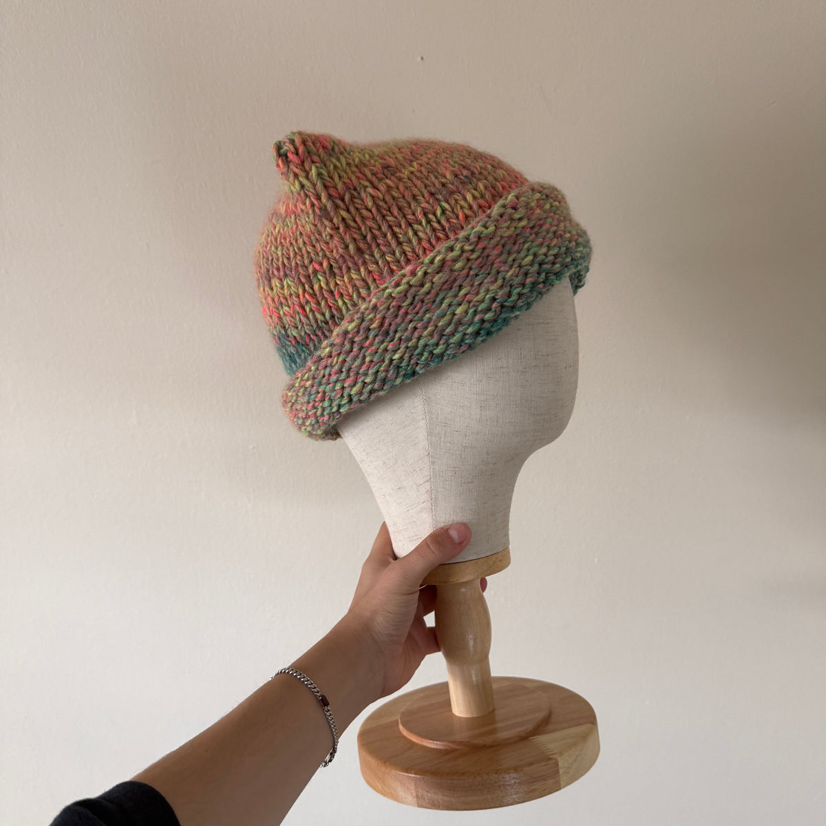 knit cat ear beanie