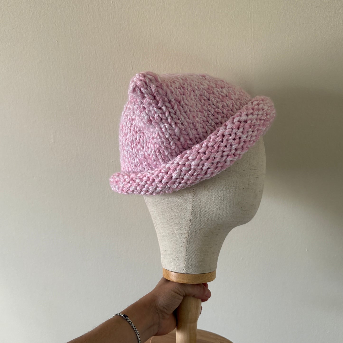 knit cat ear beanie