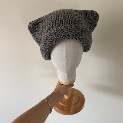 knit cat ear beanie